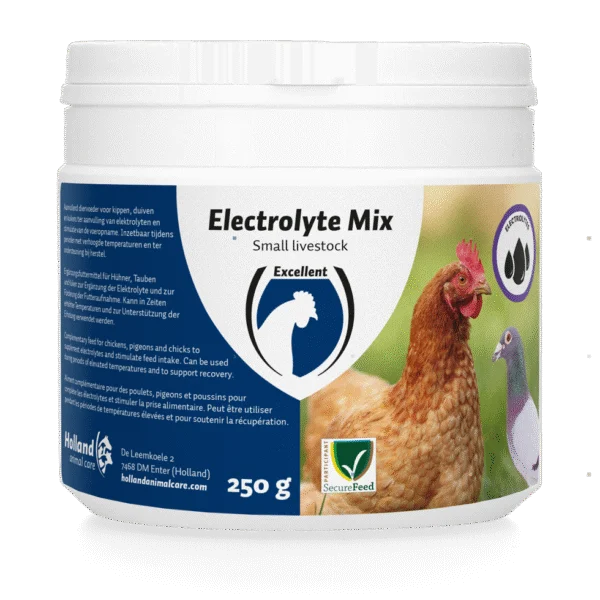 Amestec de electroliți pentru găini și pui, solubil în apa de băut, 250 g – Excellent Electrolyte mix