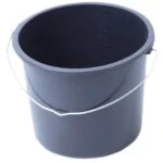 Găleată neagră cu gradații 12 l - imagine 2
