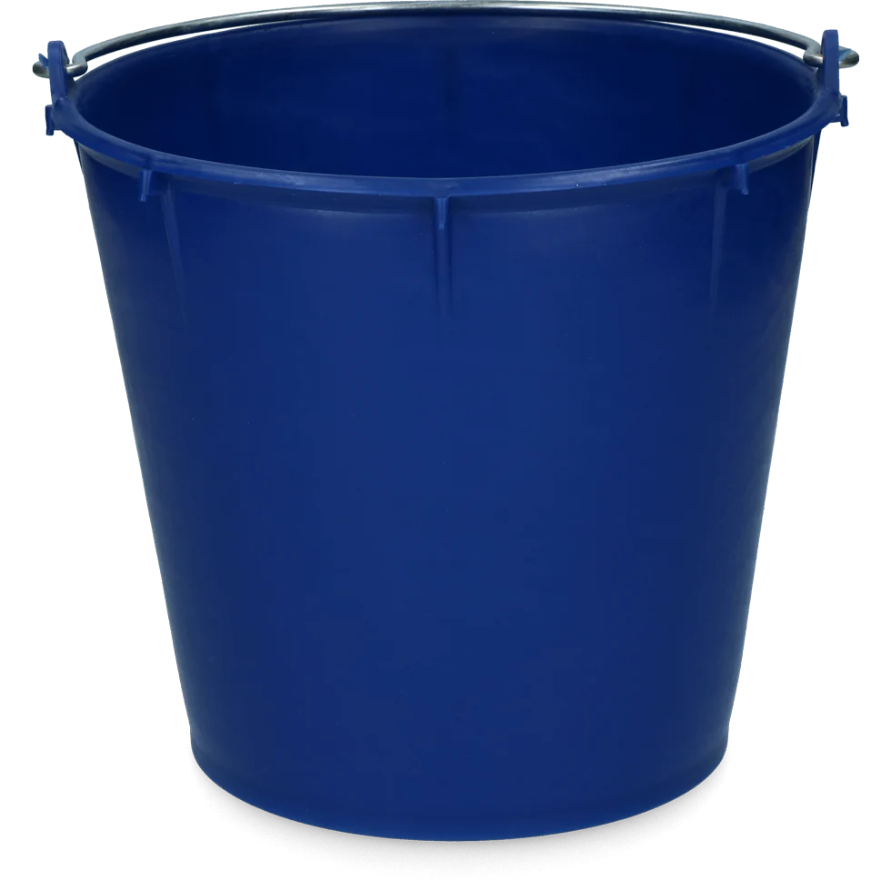 Găleată cu mâner galvanizat 7 l Albastru închis – Vplast - imagine 1