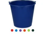 Găleată cu mâner galvanizat 7 l Albastru închis – Vplast - imagine 2