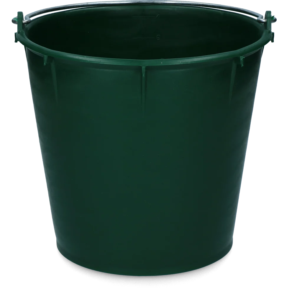 Găleată cu mâner galvanizat 7 l Verde – Vplast - imagine 1