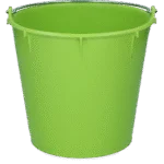 Găleată cu mâner galvanizat 7 l verde lime – Vplast - imagine 2