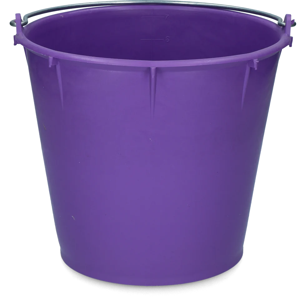 Găleată cu mâner galvanizat 7 l Violet – Vplast - imagine 1