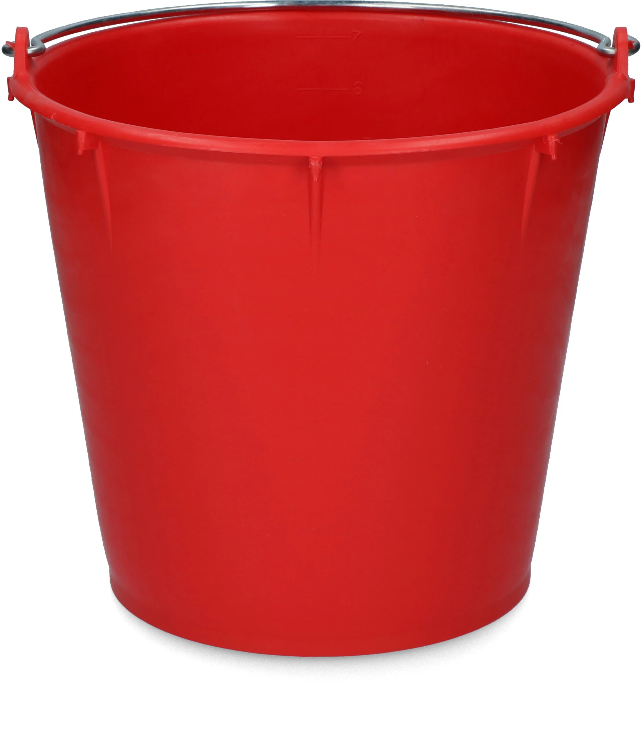 Găleată cu mâner galvanizat 7 l Roșu – Vplast - imagine 1