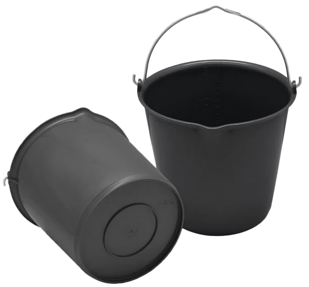 Găleată cu cioc de turnare, 15 l, neagră – Vplast