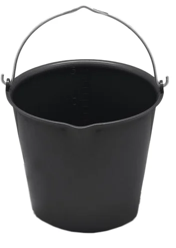 Găleată cu cioc de turnare, 15 l, neagră – Vplast - imagine 4