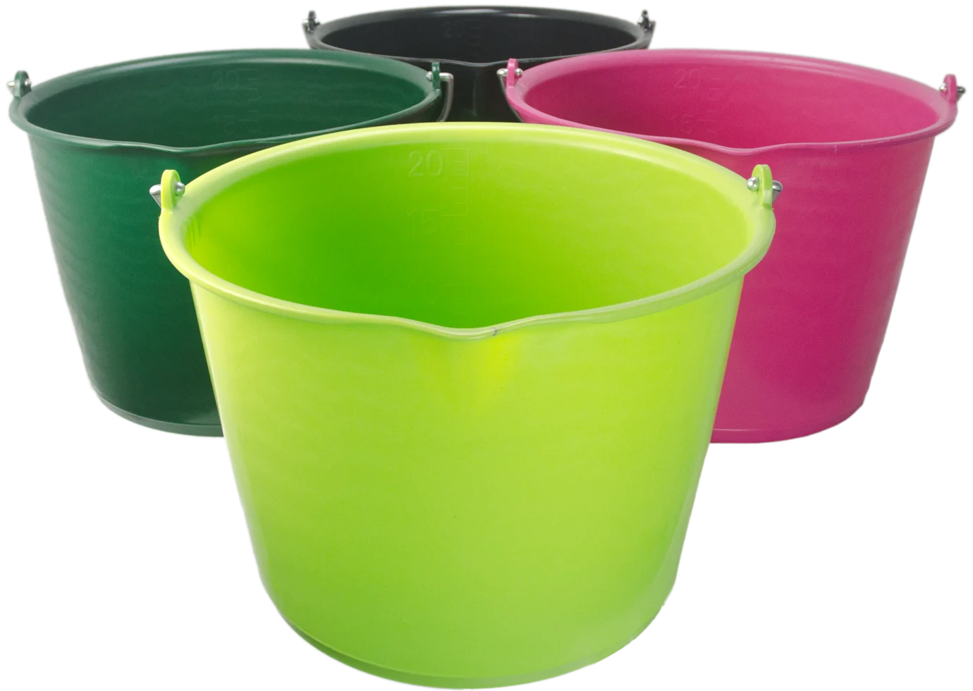 Găleată cu cioc de turnare 15 l Verde – Vplast - imagine 2
