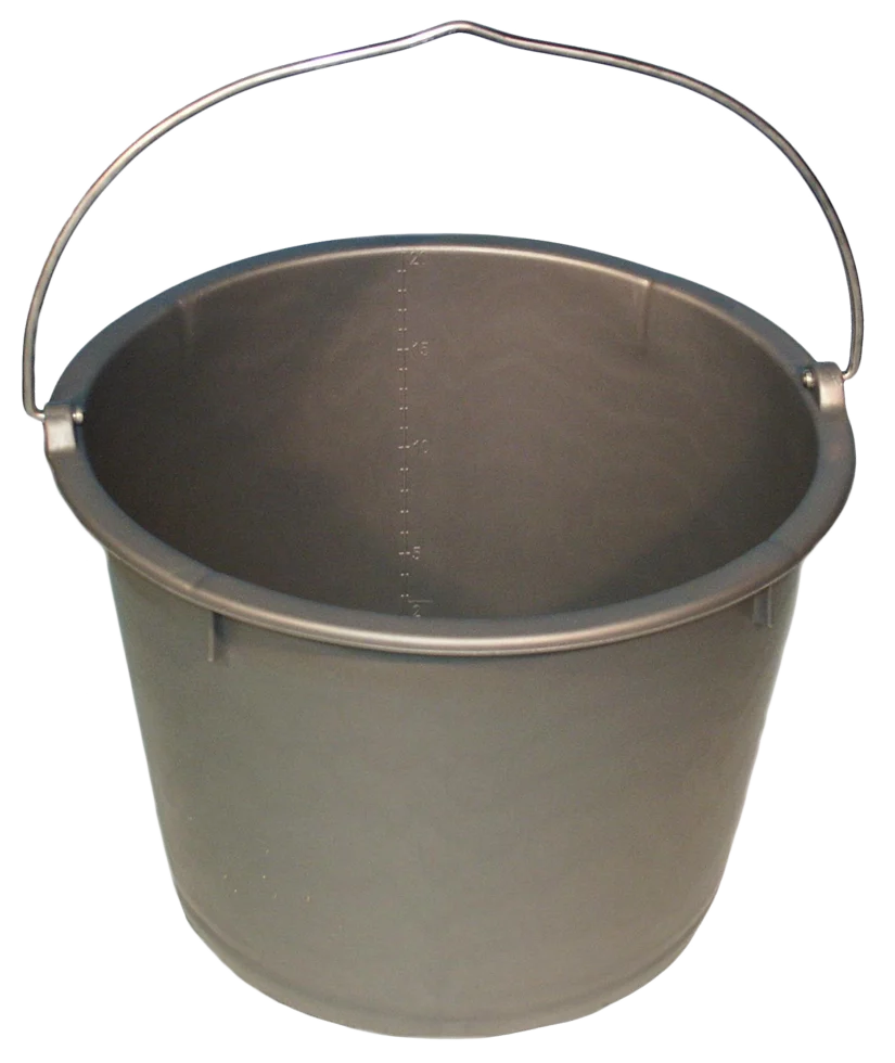 Găleată cu gradație 20 l Gri – Vplast - imagine 1