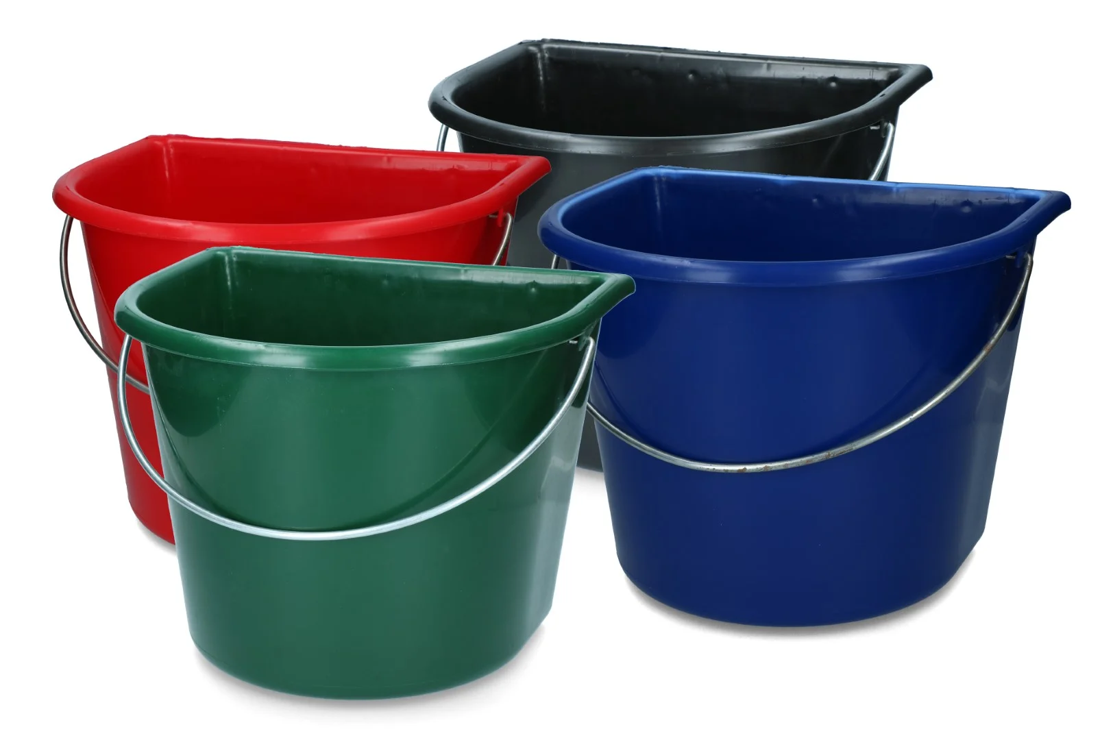 Găleată cu latură plată 15 l Verde – Vplast - imagine 2