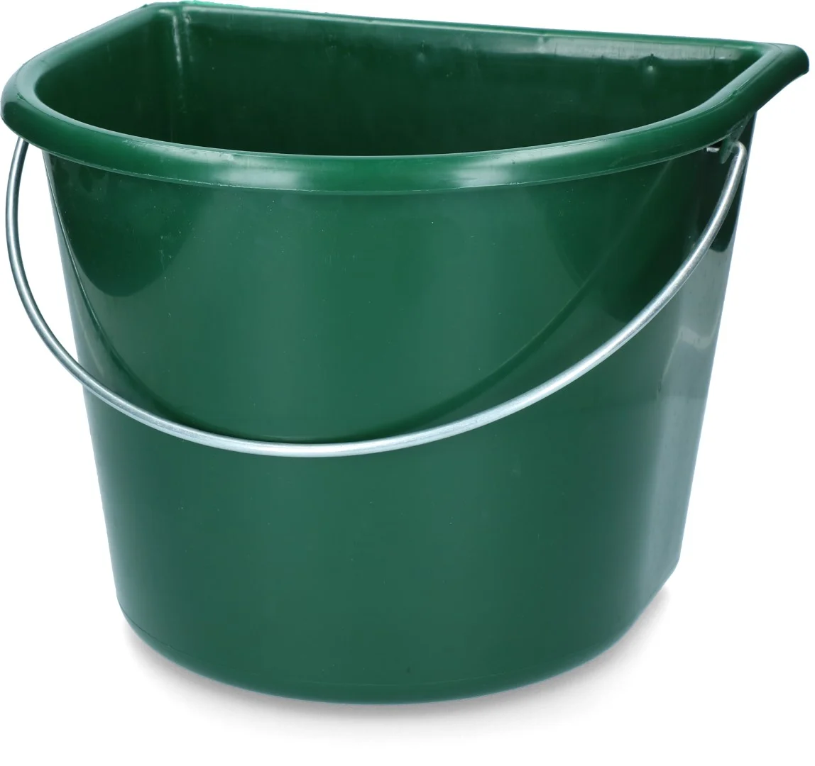 Găleată cu latură plată 15 l Verde – Vplast - imagine 1