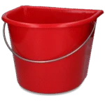 Găleată cu latură plată 15 l Roșie – Vplast