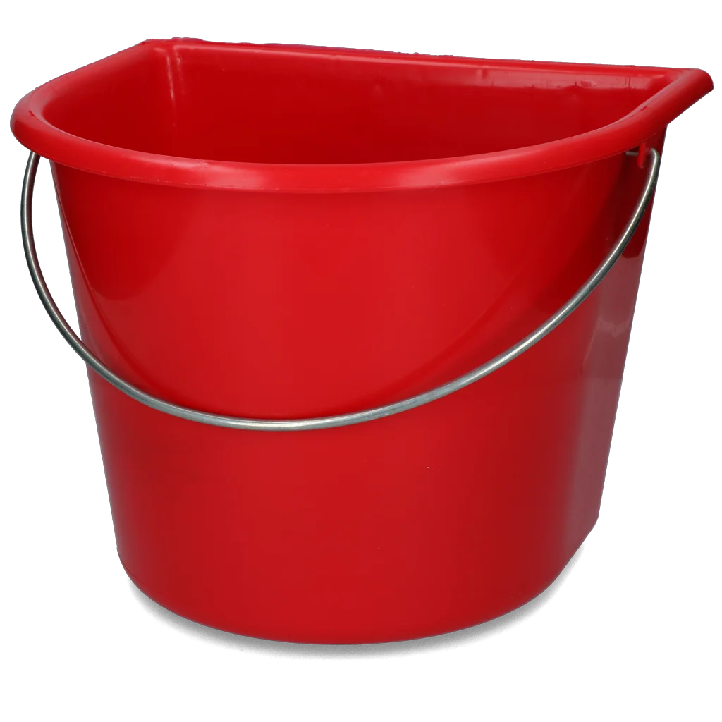 Găleată cu latură plată 15 l Roșie – Vplast - imagine 1
