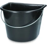 Găleată cu latura plată, 15 l, neagră – Vplast