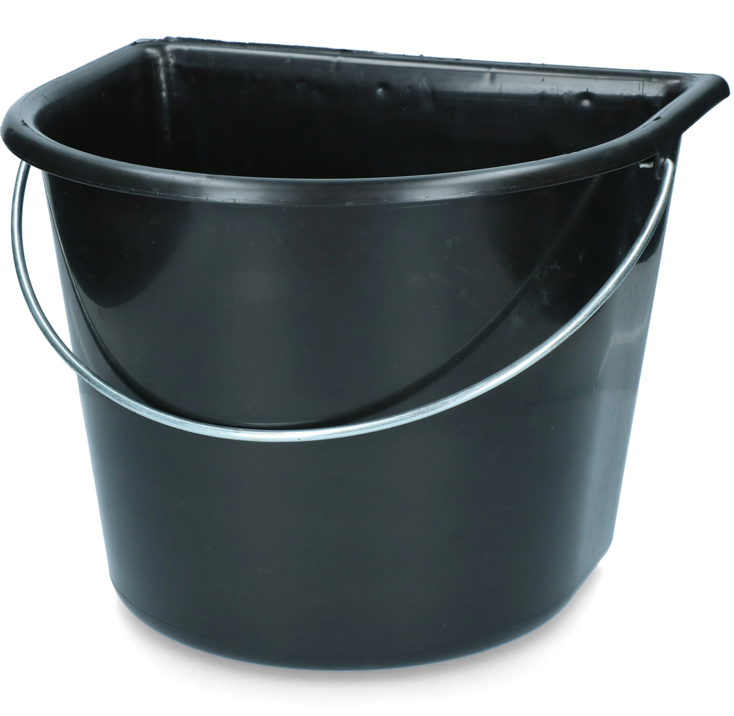 Găleată cu latura plată, 15 l, neagră – Vplast - imagine 1