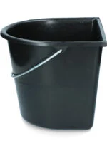 Găleată cu latura plată, 15 l, neagră – Vplast - imagine 3
