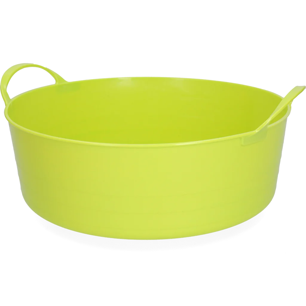 EMME000213L.png Găleată flexibilă cu mânere, 6 l, verde lime – Vplast V-Trug Flexi - imagine 1
