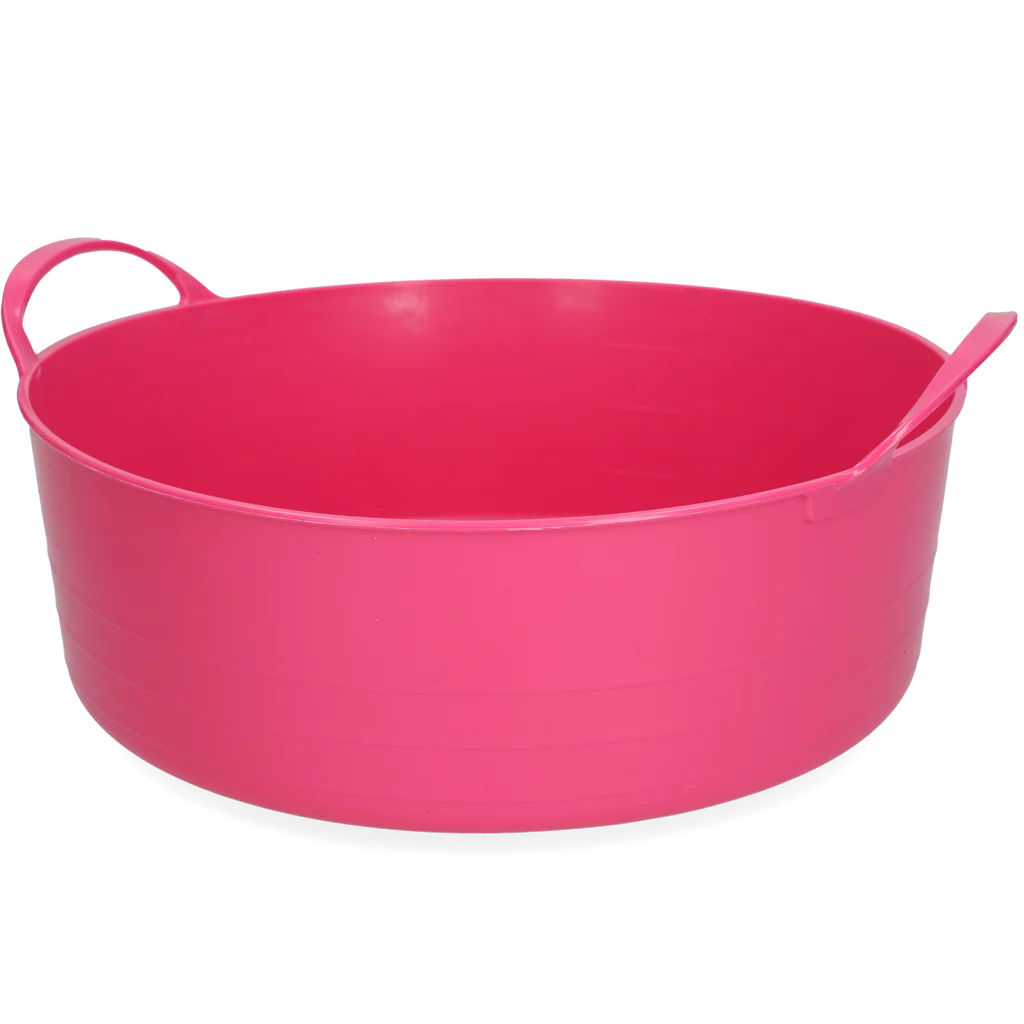 Găleată flexibilă cu mânere, 6 l, roz – Vplast V-Trug Flexi - imagine 1