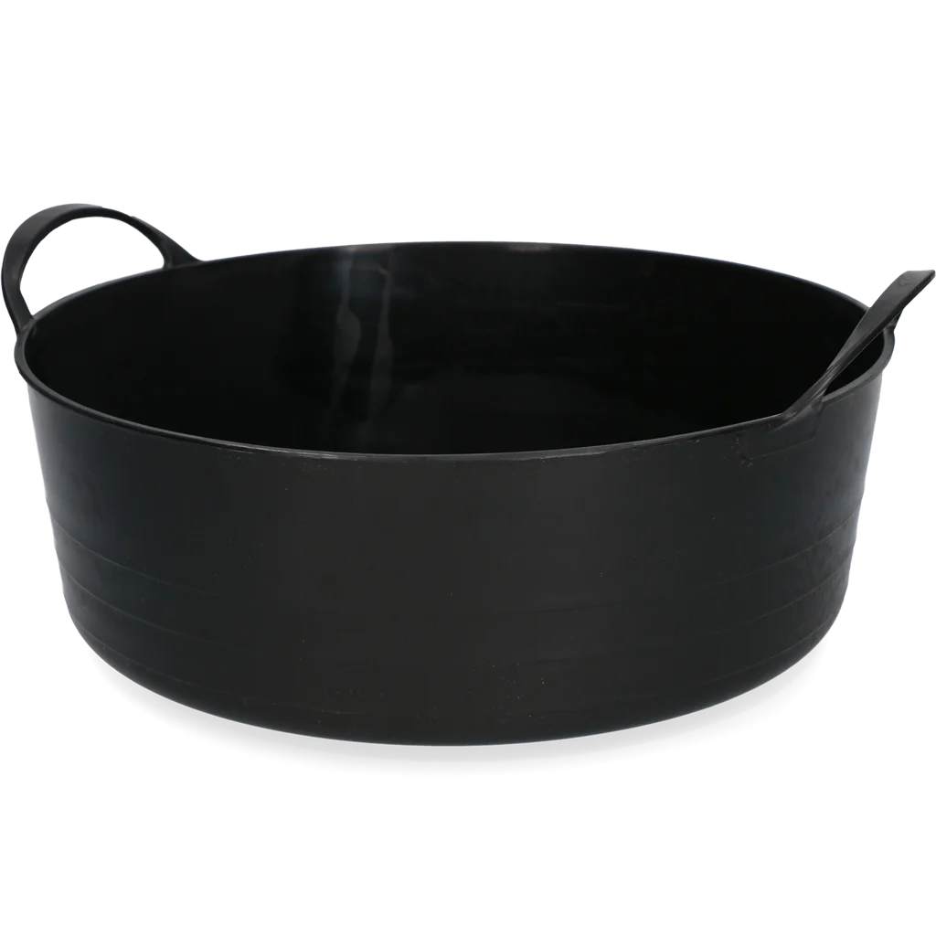 Găleată flexibilă cu mânere, 6 l, neagră – Vplast V-Trug Flexi - imagine 1