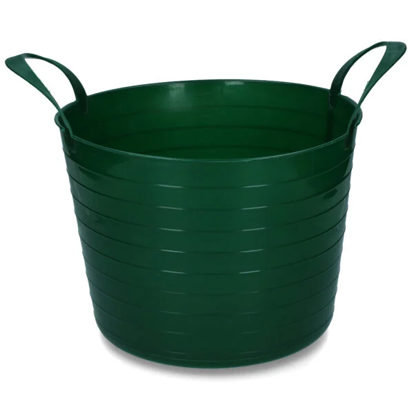 Găleată flexibilă cu două mânere, 14 l, Verde – Vplast V-Trug Flexi