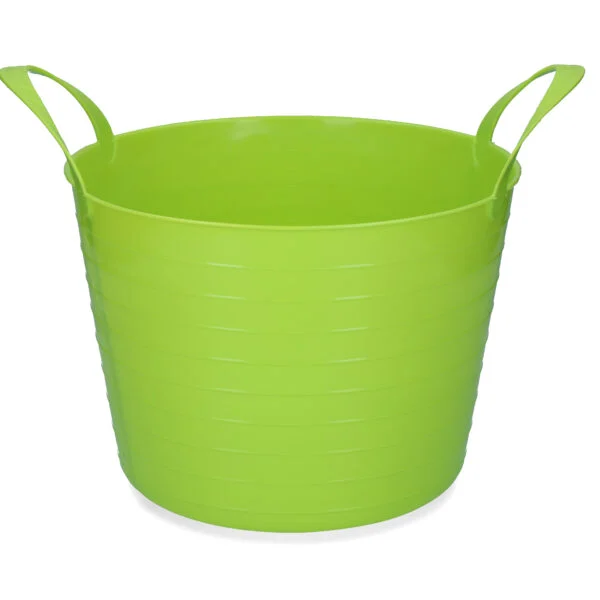 Găleată flexibilă cu două mânere, 14 l, Lime – Vplast V-Trug Flexi