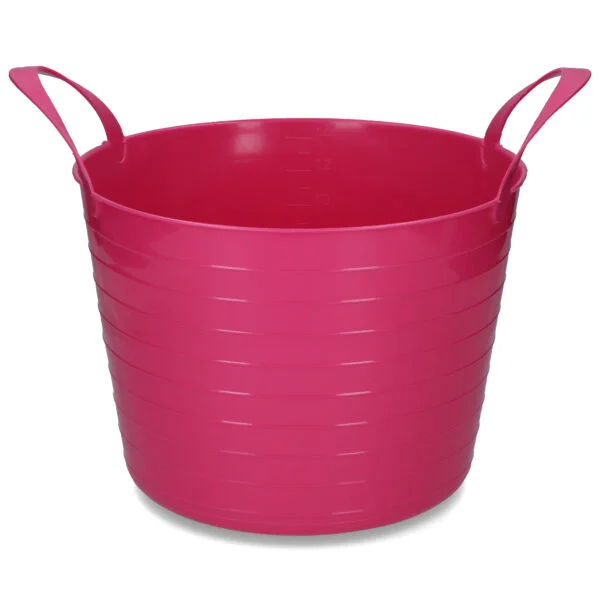 Găleată flexibilă cu două mânere, 14 l, roz – Vplast V-Trug Flexi