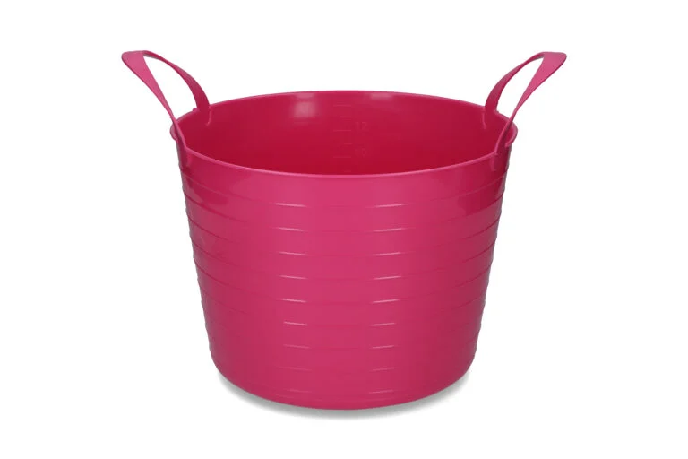 Găleată flexibilă cu două mânere, 14 l, roz – Vplast V-Trug Flexi
