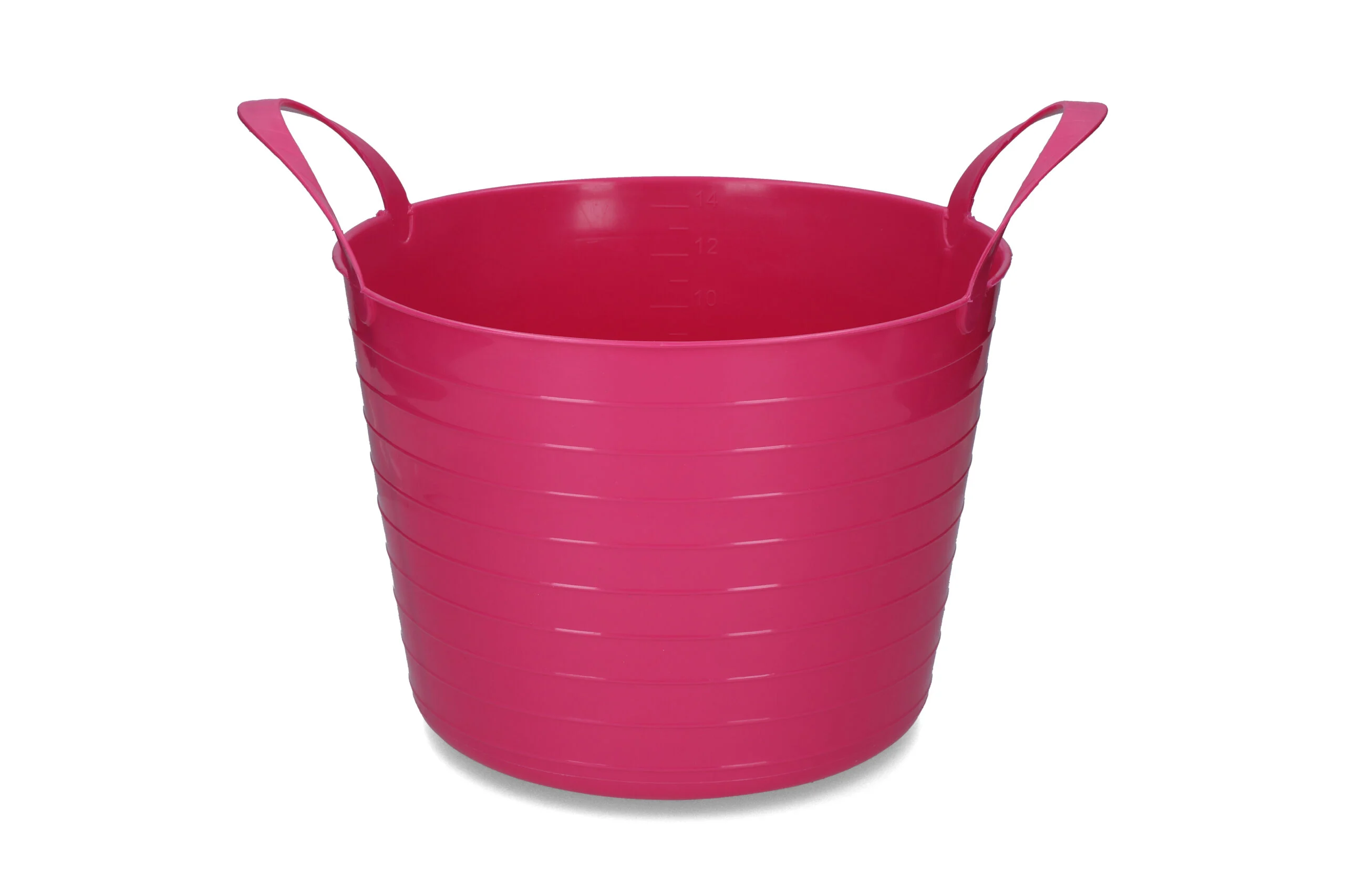 Găleată flexibilă cu două mânere, 14 l, roz – Vplast V-Trug Flexi - imagine 1
