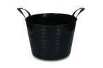 Găleată flexibilă cu două mânere, 14 l, neagră – Vplast V-Trug Flexi