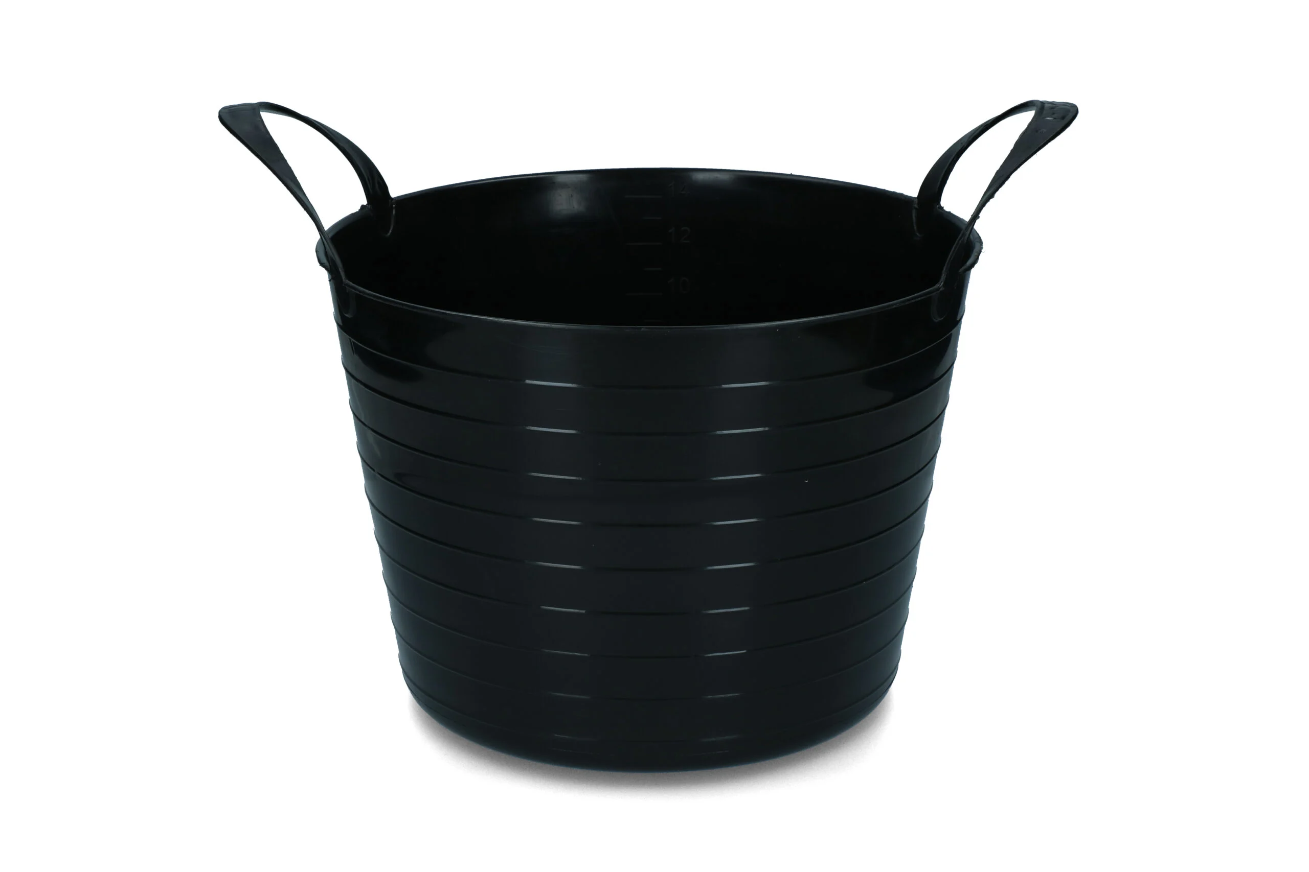 EMME000214Z.jpg Găleată flexibilă cu două mânere, 14 l, neagră – Vplast V-Trug Flexi - imagine 1