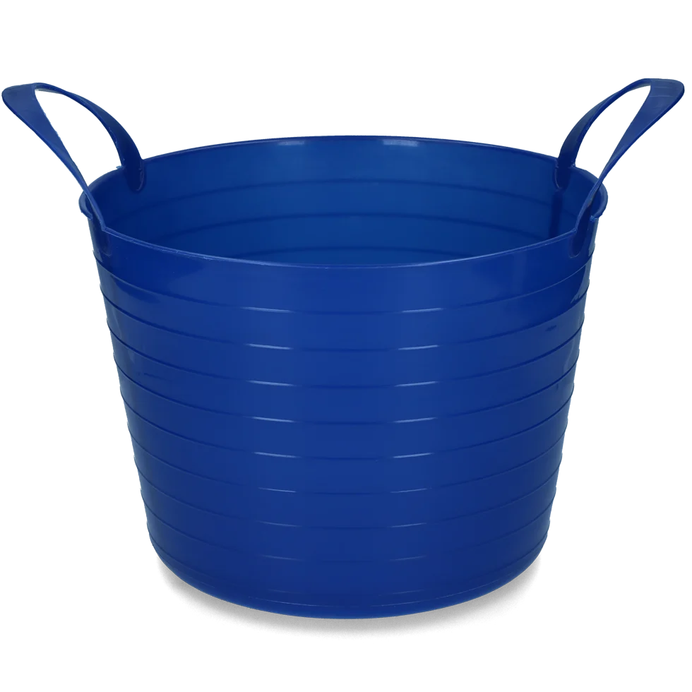 Găleată flexibilă cu două mânere, 40 l, albastră – Vplast V-Trug Flexi - imagine 1