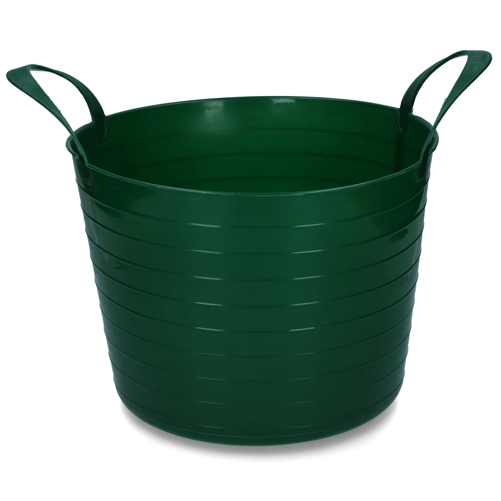 Găleată flexibilă cu două mânere, 40 l, verde – Vplast V-Trug Flexi - imagine 1