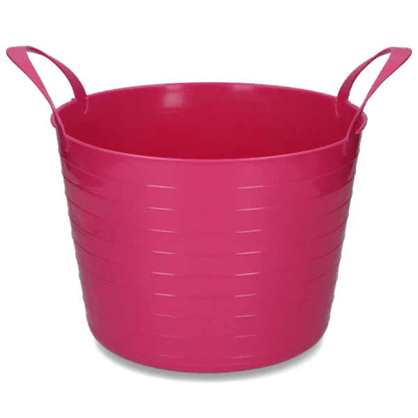 Găleată flexibilă cu două mânere, 40 l, roz – Vplast V-Trug Flexi