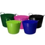Găleată flexibilă cu mânere, 65 l, albastră – Vplast V-Trug Flexi - imagine 3