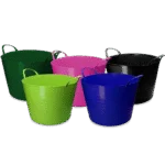 Găleată flexibilă cu mânere, 65 l, albastră – Vplast V-Trug Flexi - imagine 2