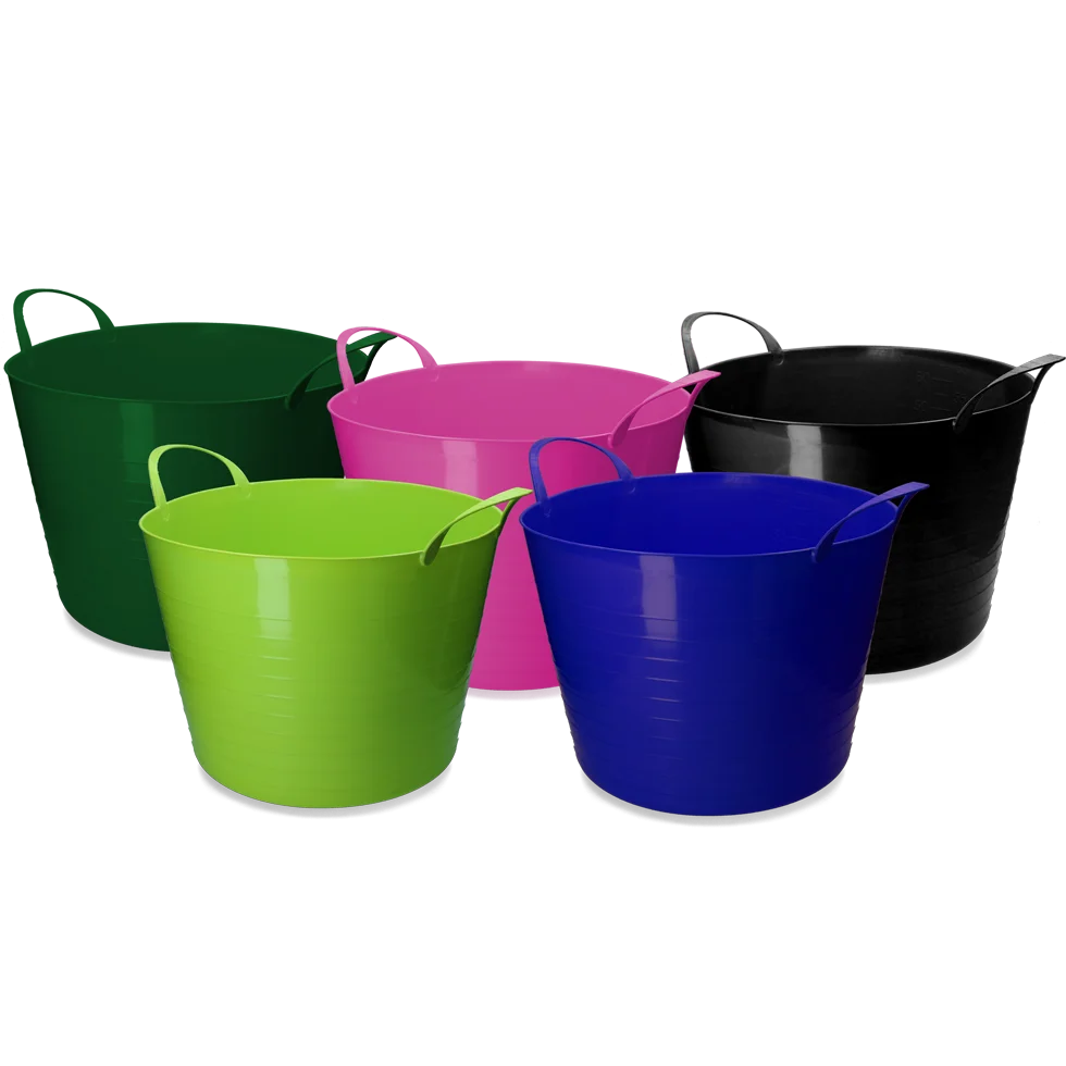 Găleată flexibilă cu mânere, 65 l, albastră – Vplast V-Trug Flexi - imagine 2