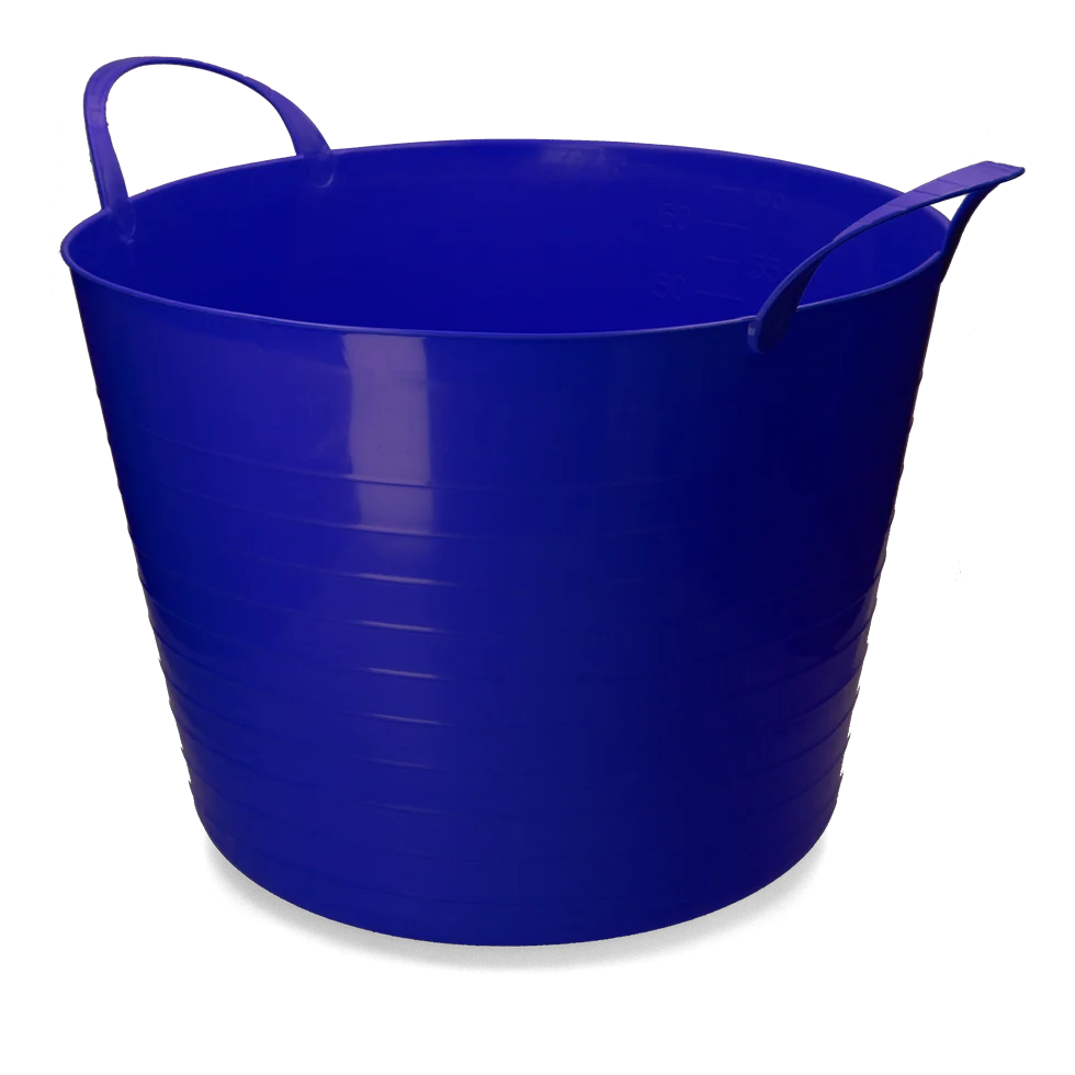 Găleată flexibilă cu mânere, 65 l, albastră – Vplast V-Trug Flexi - imagine 1