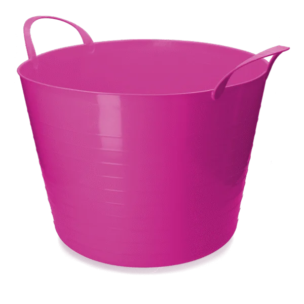 Găleată flexibilă cu mânere, 65 l, roz – Vplast V-Trug Flexi