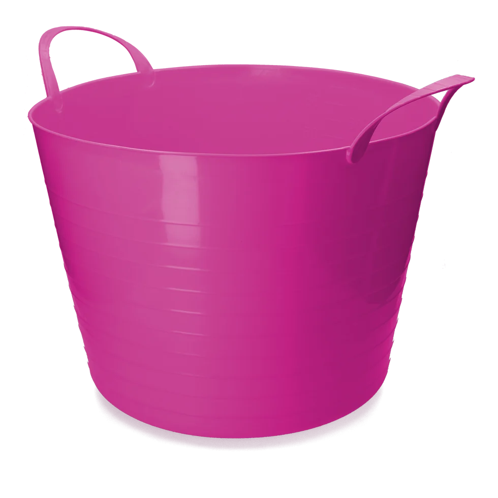 Găleată flexibilă cu mânere, 65 l, roz – Vplast V-Trug Flexi - imagine 1