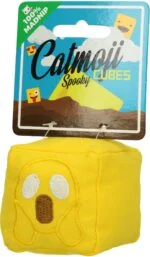 Cub de joacă pentru pisici cu MADNIP, Ø 7 cm – Catmoji Cube Spooky - imagine 5