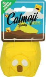 Cub de joacă pentru pisici cu MADNIP, Ø 7 cm – Catmoji Cube Spooky