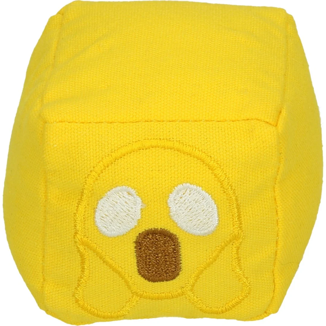 Cub de joacă pentru pisici cu MADNIP, Ø 7 cm – Catmoji Cube Spooky - imagine 4