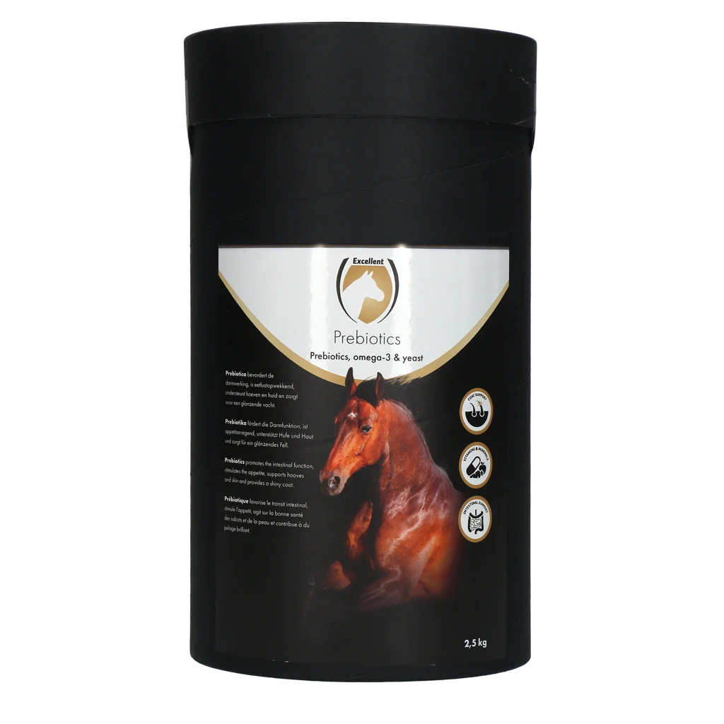 EQUI0001HDE.png Prebiotice pentru cai cu omega 3 și drojdie, 2,5 kg – Excellent Horse Prebiotics - imagine 1