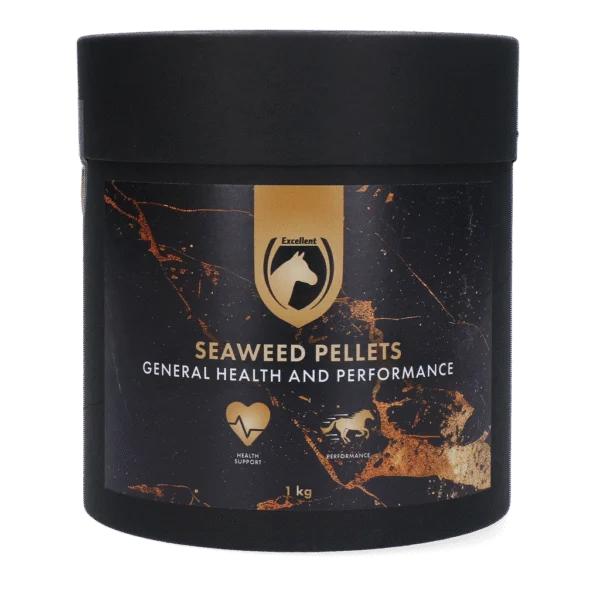 Pelete din alge marine cu minerale pentru cai, 1 kg – Excellent Horse Seaweed Pellets