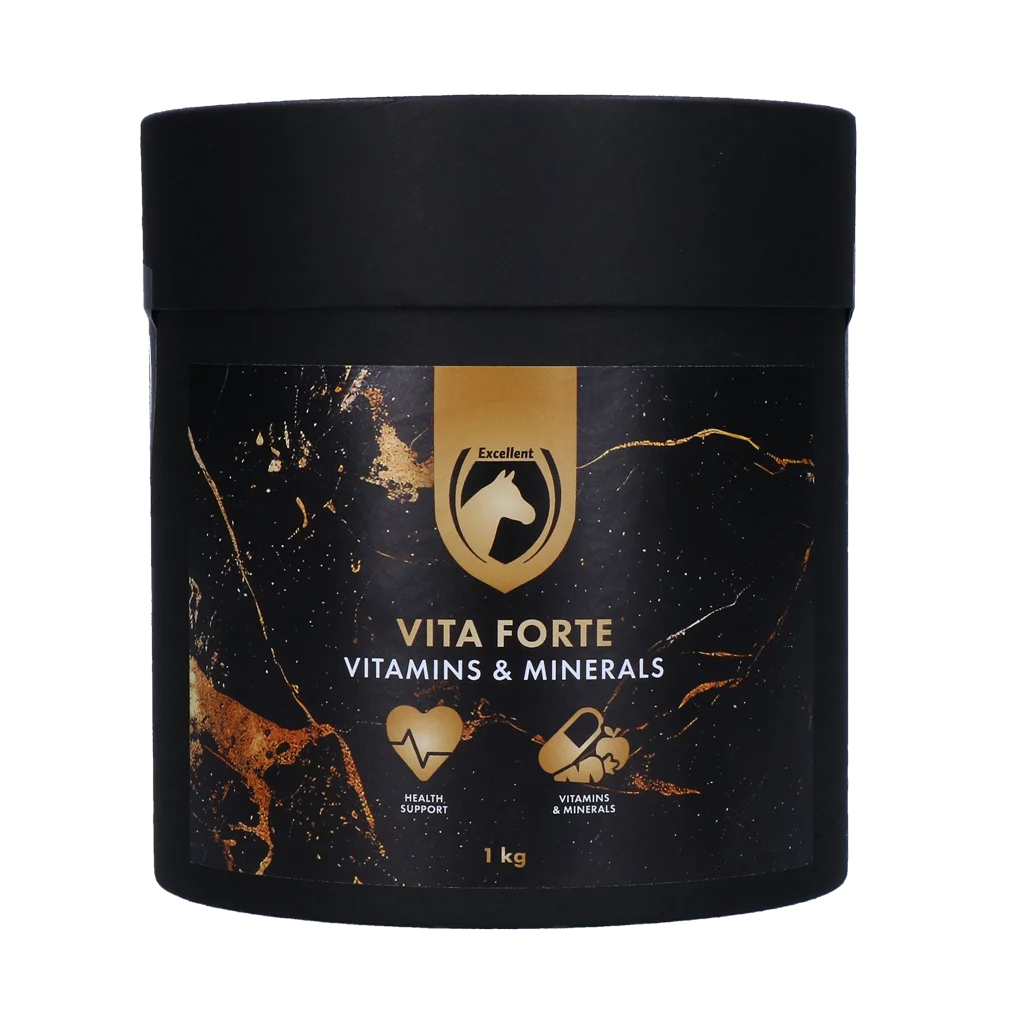 EQUI0021BE.png Supliment de vitamine și minerale pentru cai, 1 kg – Excellent Horse Vita Forte - imagine 1