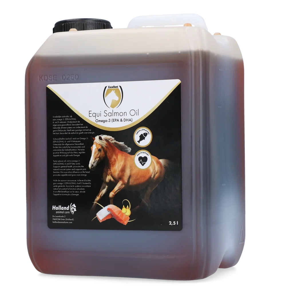Ulei de somon pentru cai cu Omega 3, 2,5 l – Excellent Horse Salmon Oil - imagine 1