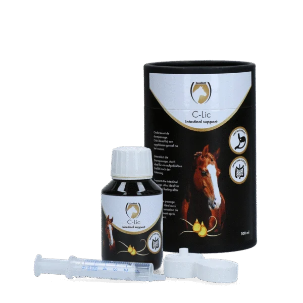 Supliment digestiv pentru cai cu uleiuri esențiale, 100 ml – Excellent Horse C-Lic
