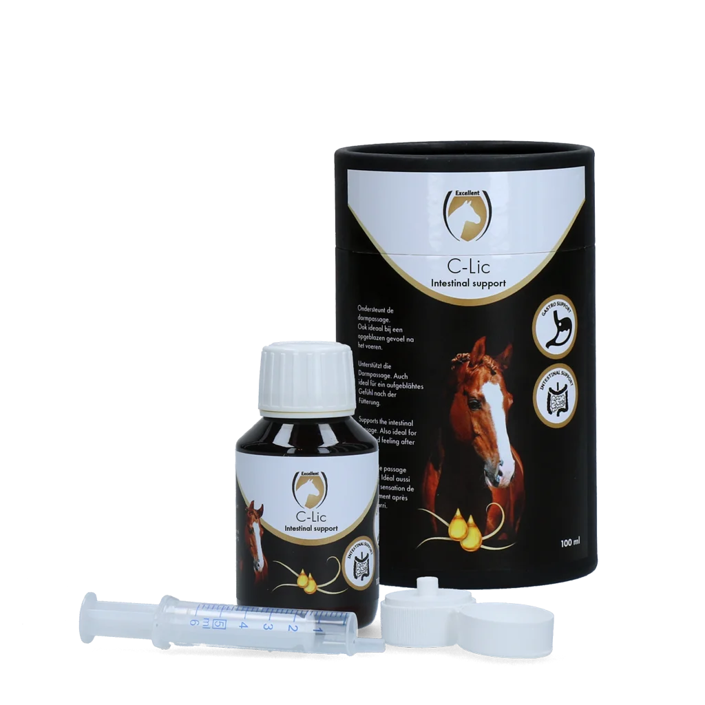 Supliment digestiv pentru cai cu uleiuri esențiale, 100 ml – Excellent Horse C-Lic - imagine 1