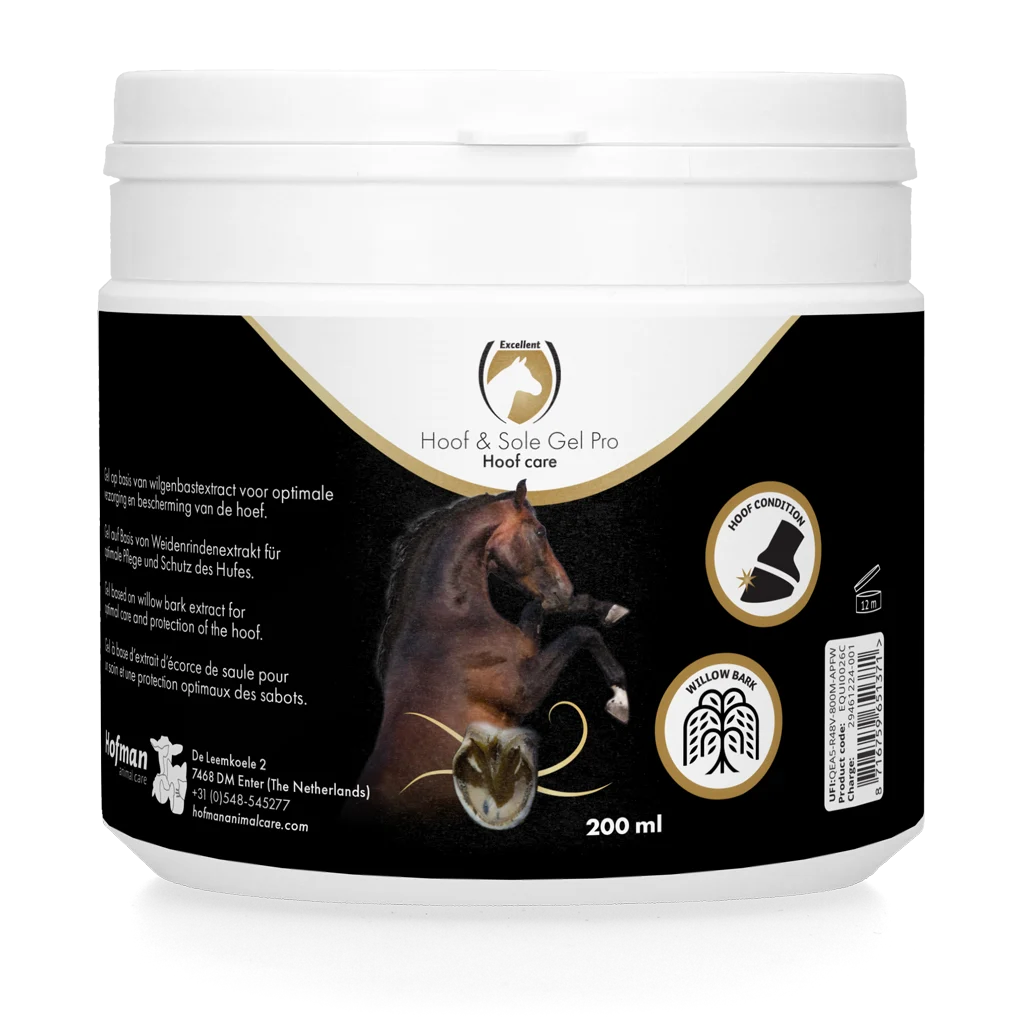 EQUI0026C.png Gel pentru copite cu acid salicilic, 200 ml – Excellent Horse Hoof & Sole Gel Pro - imagine 1