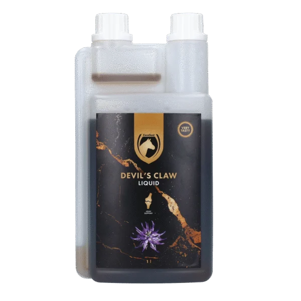 Supliment pentru articulațiile cailor, cu extract de gheara diavolului, 1 l – Excellent Horse Devil's Claw Liquid