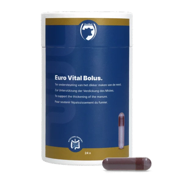 Bolus pentru viței, pentru îngroșarea fecalelor, 24 x 10 g – Excellent Euro-Vital Bolus